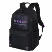 Рюкзак Brauberg Fashion City потайной карман, Moon, черный, 44х31х16 см, 270807