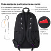 Рюкзак Brauberg Fashion City потайной карман, Moon, черный, 44х31х16 см, 270807