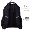 Рюкзак Brauberg Optima, 2 отделения, с брелоком, Keep away, светящийся, 36х27х18 см, 271361