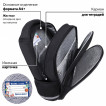 Рюкзак Brauberg Optima, 2 отделения, с брелоком, Keep away, светящийся, 36х27х18 см, 271361