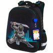 Ранец Юнландия Extra с дополнительным объемом, 2 отделения, Black ninja, 38x29x18 см, 271380