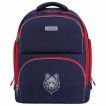 Рюкзак Brauberg Classic, легкий каркас, премиум материал, Wild wolf, синий, 37х32х21 см, 271393