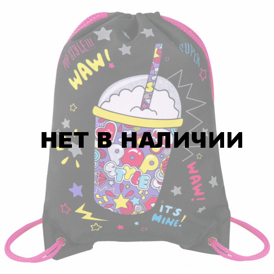 Мешок для обуви Brauberg Premium, светоотражайка, 43х33 см, Pop style, 271619