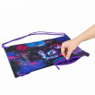 Мешок для обуви Brauberg Premium, светоотражайка, 43х33 см, Neon cat, 271621