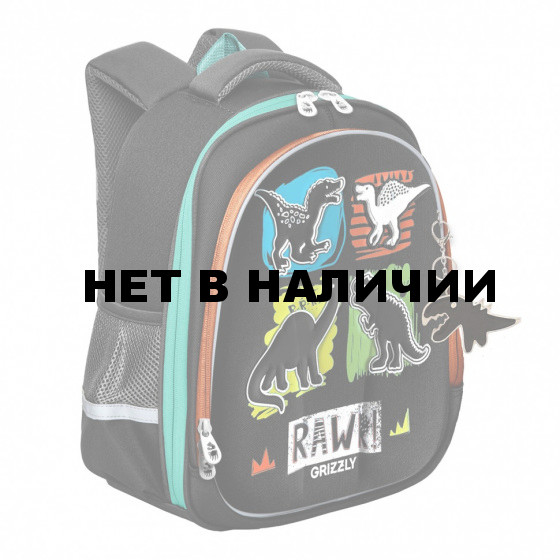 Ранец Grizzly анатомический, DINO, 36х28х20 см, RAz-387-6/1