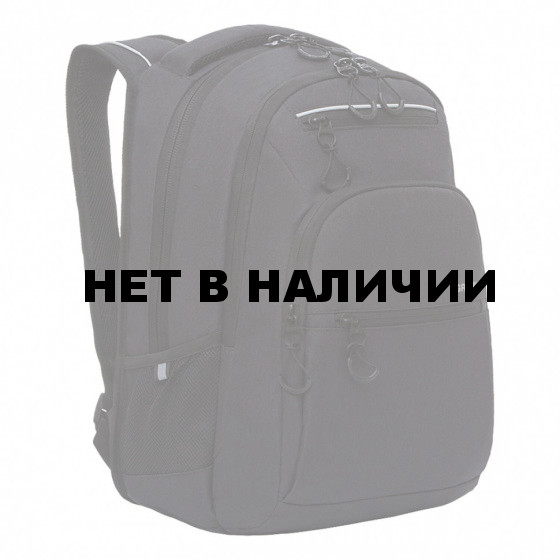 Рюкзак Grizzly анатомический, 3 отделения, BLACK, 44х28х23 см, RU-131-21/5