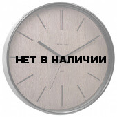 Часы настенные Troykatime (Troyka) 77770743, круг, коричневые, черная рамка, 30,5х30,5х5 см 455741