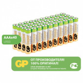 Батарейки GP Super AAA LR03 24А алкалиновые мизинчиковые комп. 40 шт. 455927