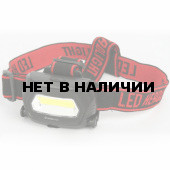 Фонарь налобный аккумуляторный ULTRAFLASH 3Вт COB 3 режима Li-pol LED5359 238289 (1)