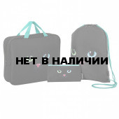 Школьный набор BRAUBERG: папка А4 мешок для обуви 42х33 пенал-косм Black cat 271434 (1)