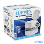Биотуалет Lupmex белый с серым с индикатором 79002