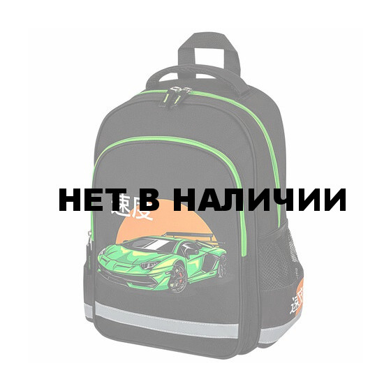 Рюкзак ПИФАГОР SCHOOL 1 отделение 3 кармана Dive into drive 38x28х14 см 272076 (1)