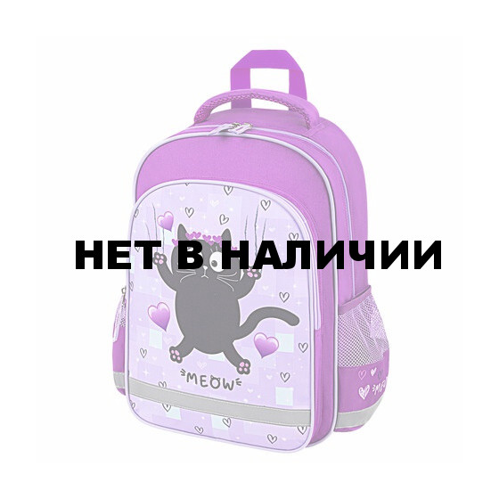 Рюкзак ПИФАГОР SCHOOL 1 отделение 3 кармана Falling cat 38x28х14 см 272082 (1)