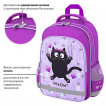 Рюкзак ПИФАГОР SCHOOL 1 отделение 3 кармана Falling cat 38x28х14 см 272082 (1)