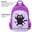 Рюкзак ПИФАГОР SCHOOL 1 отделение 3 кармана Falling cat 38x28х14 см 272082 (1)