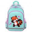 Рюкзак ПИФАГОР SCHOOL 1 отделение 3 кармана Red panda 38x28х14 см 272083 (1)