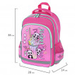 Рюкзак ПИФАГОР SCHOOL 1 отделение 3 кармана Sweet mood 38x28х14 см 272086 (1)