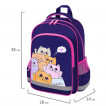 Рюкзак ПИФАГОР SCHOOL 1 отделение 3 кармана Cat greetings 38x28х14 см 272087 (1)