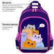 Рюкзак ПИФАГОР SCHOOL 1 отделение 3 кармана Cat greetings 38x28х14 см 272087 (1)