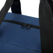 Сумка спортивная HEIKKI BASE (ХЕЙКИ) карман на молнии черная/темно-синяя 30x44x17 см 272622 (1)