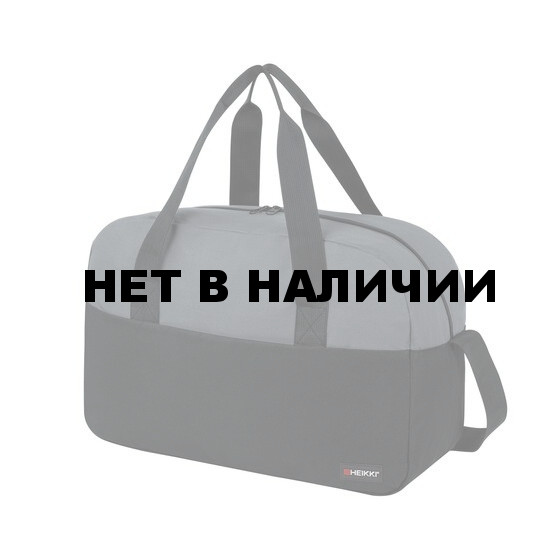 Сумка спортивная HEIKKI BASE (ХЕЙКИ) карман на молнии черная/темно-серая 30x44x17 см 272623 (1)