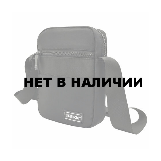 Сумка на плечо HEIKKI COMPACT (ХЕЙКИ) с карманом черная 20х16х5 см 272632 (1)