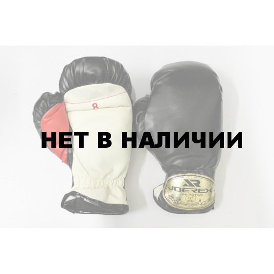 Перчатки боксерские JOEREX PVC, 8 OZ, черные, JBX308