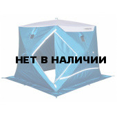 Зимняя палатка куб Пингвин Призма Премиум Strong двухслойная (белый/оранжевый)