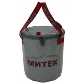 Ведро складное Митек с крышкой диаметр 30см Н-30см.