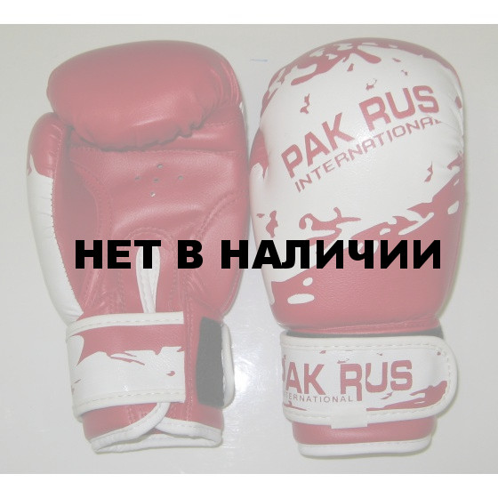 Перчатки боксерские Pak Rus, искусственная кожа, 6 OZ, PR-11-012