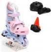Роликовые коньки JOEREX RO0306 набор (розовый)