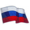 Термонаклейка -1548.1 Развевающийся флаг России вышивка