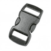 Пряжка фастекс 10 мм 1-17261/1-07262 (2 части) без регулировки черный Duraflex