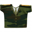Рубашка-сувенир Настоящий генерал камуфлированная вышивка