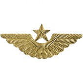 Эмблема ВВС на тулью старого образца металл