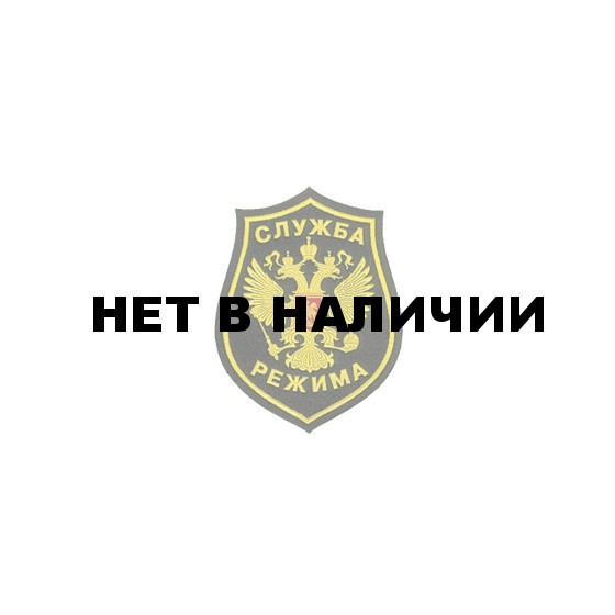 Нашивка на рукав Служба режима пластик