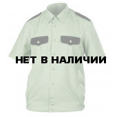 Рубашка Охранника ГЕКТОР с коротким рукавом олива черн/отд