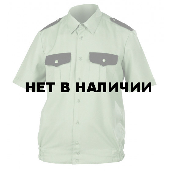 Рубашка Охранника ГЕКТОР с коротким рукавом олива черн/отд