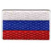 Термонаклейка -0459.1 Флаг России средний вышивка