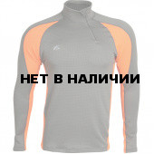 Термобелье футболка L/S Active Polartec Thermal Grid M2 серый/оранжевый
