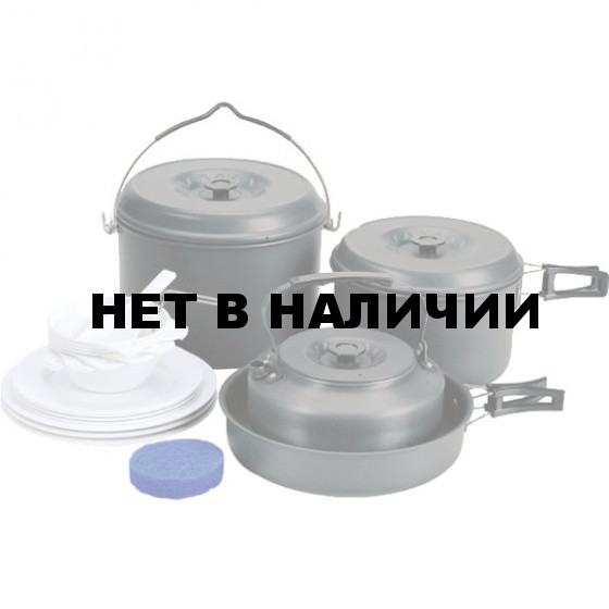 Набор посуды 2 кастрюли, 1 сковородка, 1 чайник (6-7 персон)