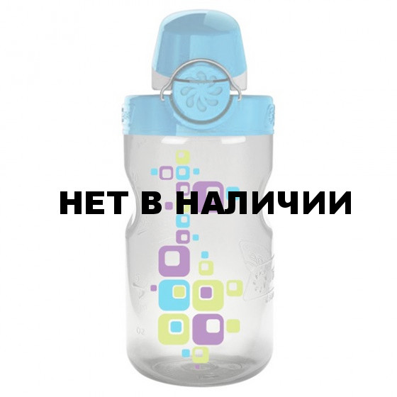 Бутылка Nalgene OTF KIDS GRAY SQUARE W/BLU CAP