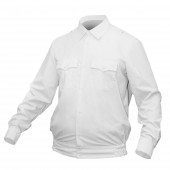 Рубашка ПОЛИЦИЯ белая с длинным рукавом на резинке