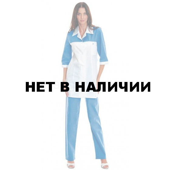 Комплект одежды медицинской женской Дельта(блуза и брюки)