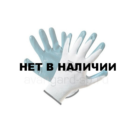 Перчатки нейлоновые с нитриловым покрытием 