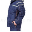 Костюм Аляска куртка+брюки (темно-синий+оранжевый)
