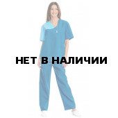 Комплект одежды медицинской женской Волна(блуза и брюки)