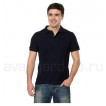 Рубашка-поло с манжетами, 200 г/м.кв., 100% хлопок (цв.василек)