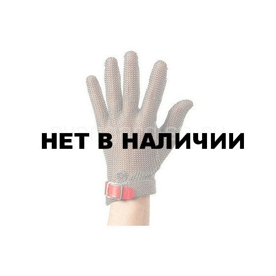 Перчатка кольчужная пятипалая с пластиковым манжетом