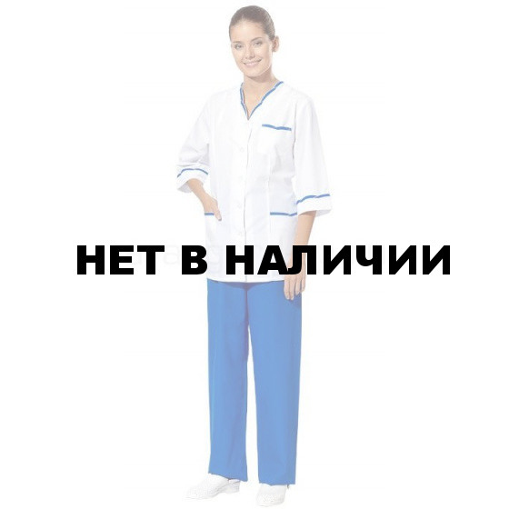 Комплект одежды медицинской женской Ольга(блуза и брюки)